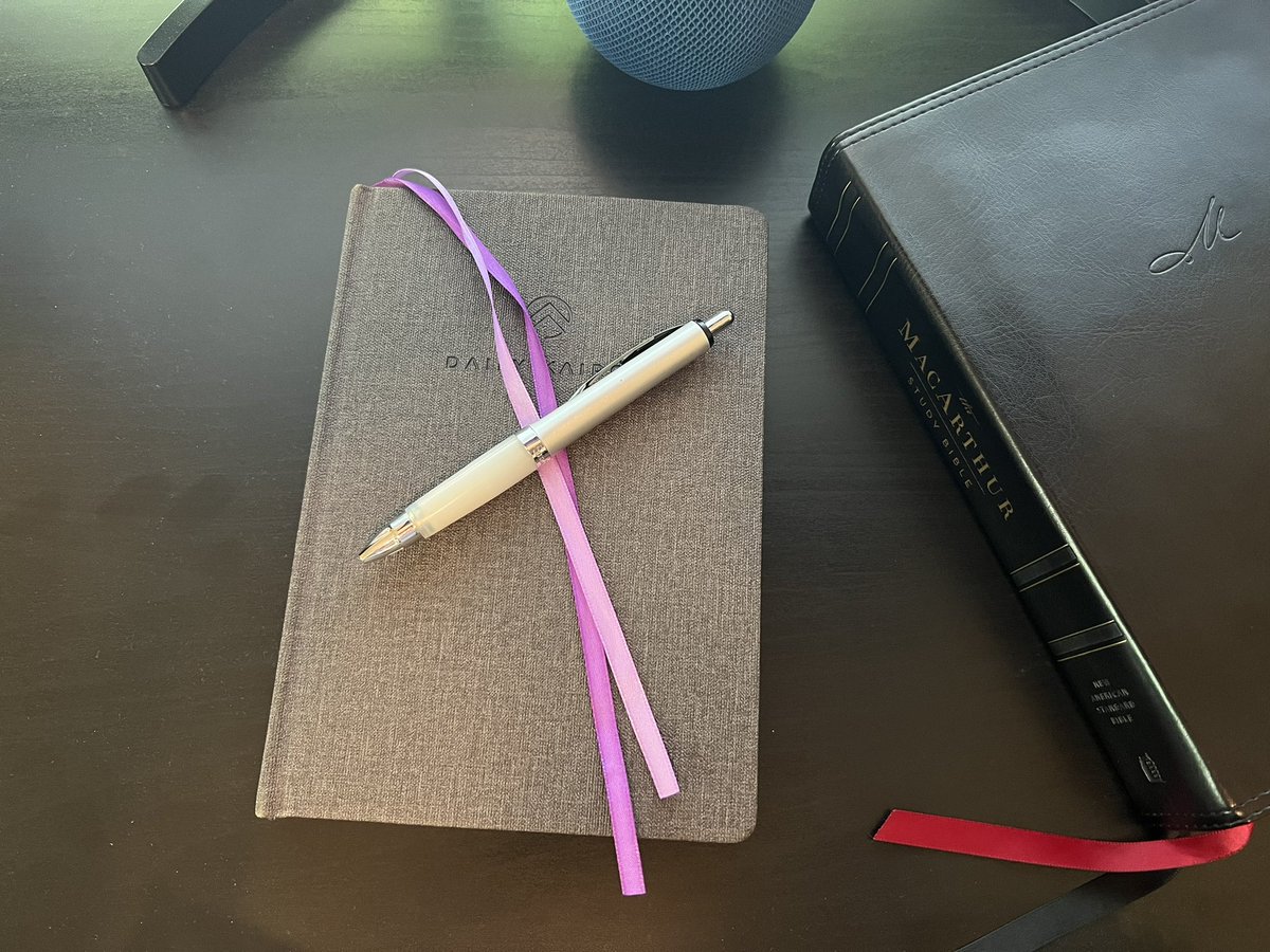 RyanCerto's tweet photo. Finished my second @DailyKairos prayer journal today! Excited to start my third! Feat. the @johnmacarthur study Bible https://t.co/TJR1XTqpmO