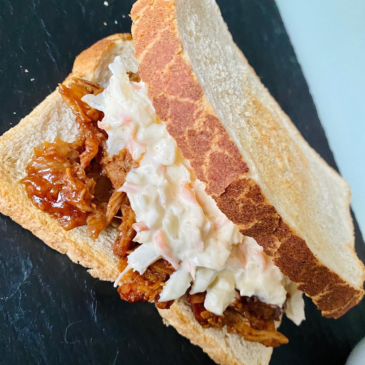 For the final day of UK BBQ Week we made pulled pork and mac &amp; cheese. Pork shoulder cooked on the Weber kettle. Bullseye original BBQ Sauce and bacon Mac and cheese. Fabulous.
.
.
.
#ukbbqweek