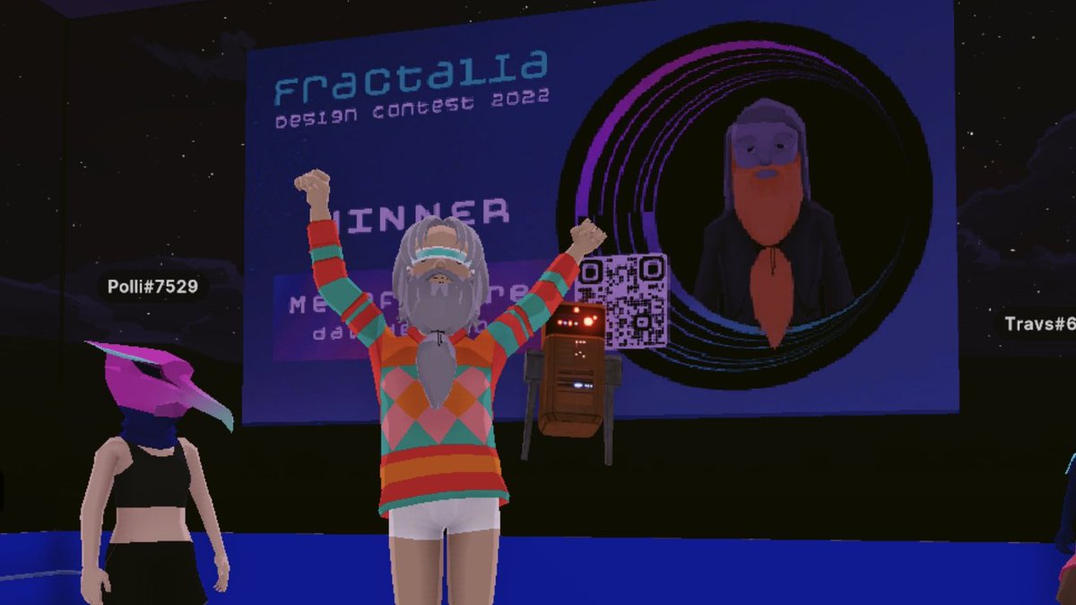 📸 #WearYourBeard Gallery 📸
This time we also included a photo of the design contest by <a href="/FractaliaPortal/">Fractalia</a> winning! 🏆

Leave a comment to choose your fav 💬

Get your beard here market.decentraland.org/contracts/0x44… and show us your style! 🫶

#Decentraland #Metaverse #MetaverseNFT $Mana #DCL