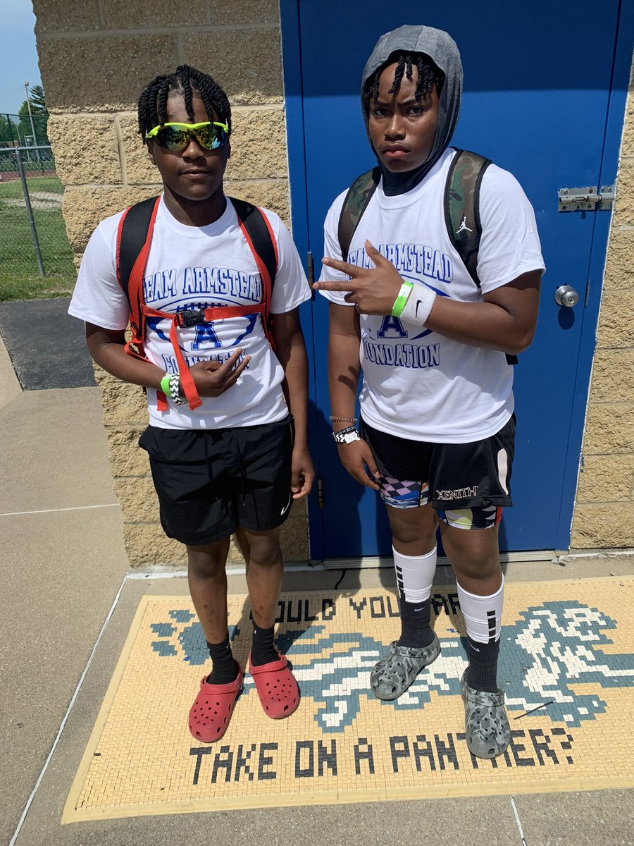 Terron Armstead’s football camp yesterday was phenomenal and pretty fun💪🏽🏈💙