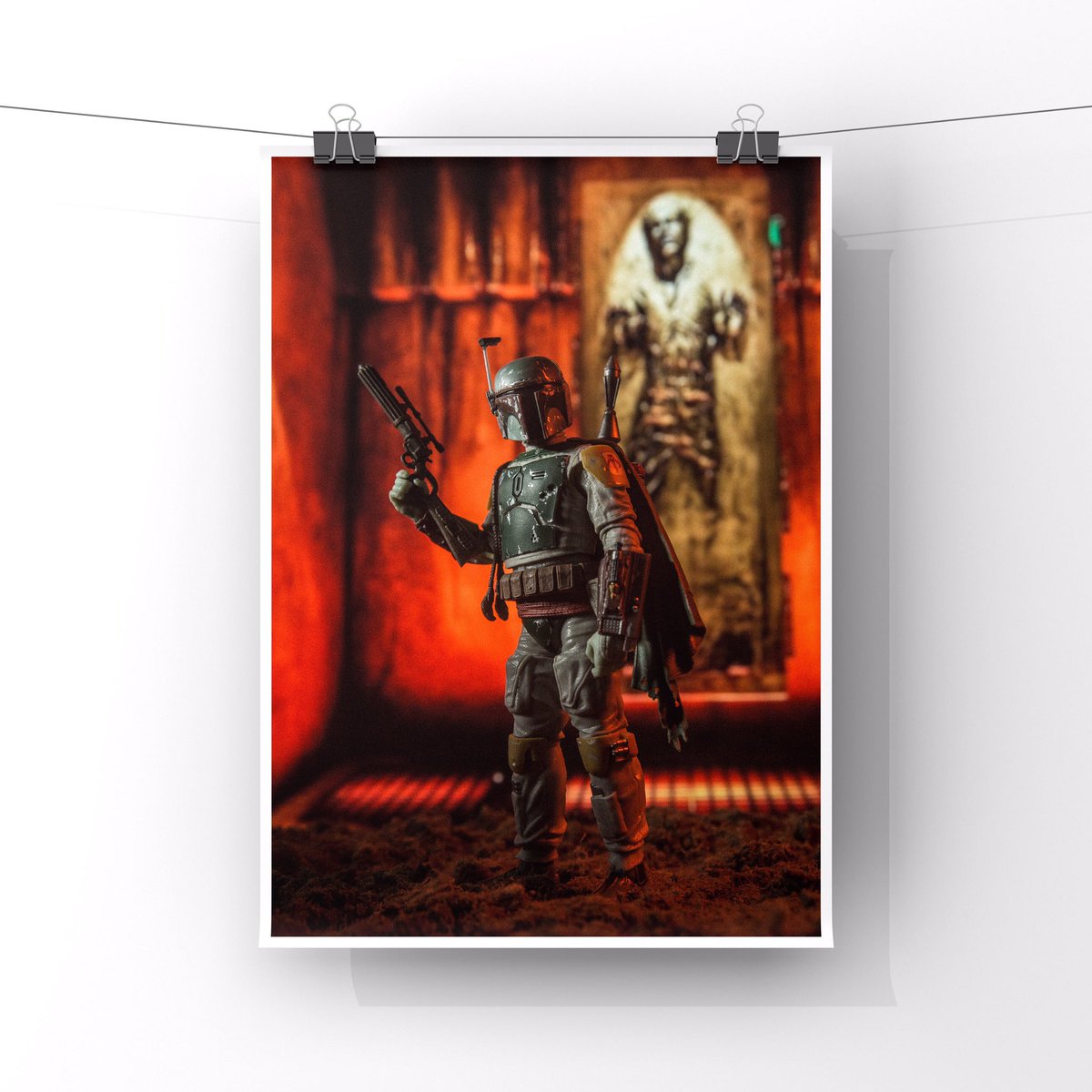 sidiousart's tweet photo. ‘‘The Reward’ available via https://t.co/SRscRIoZRD  &amp; https://t.co/SG45QJTSTl #bobafett #returnofthejedi #rotj #Vader #Obi-Wan #StarWars #ObiWan #thebookofbobafett #StarWarsCelebration #starwarsart https://t.co/7qyIwWPRnc
