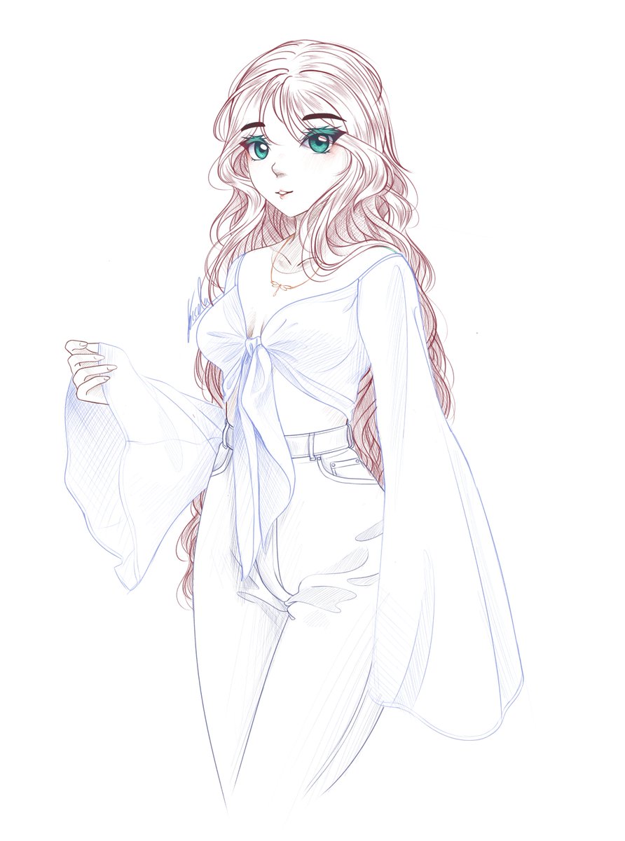 Siento no haber estado subiendo dibujos estas semanas. Estoy a tope con el trabajo y apenas me da tiempo para hacer un par de sketches a la semana.
Os dejo uno de mi personaje para un Rol basado en el mundo de las Winx, su nombre es Galia y es un hada del agua