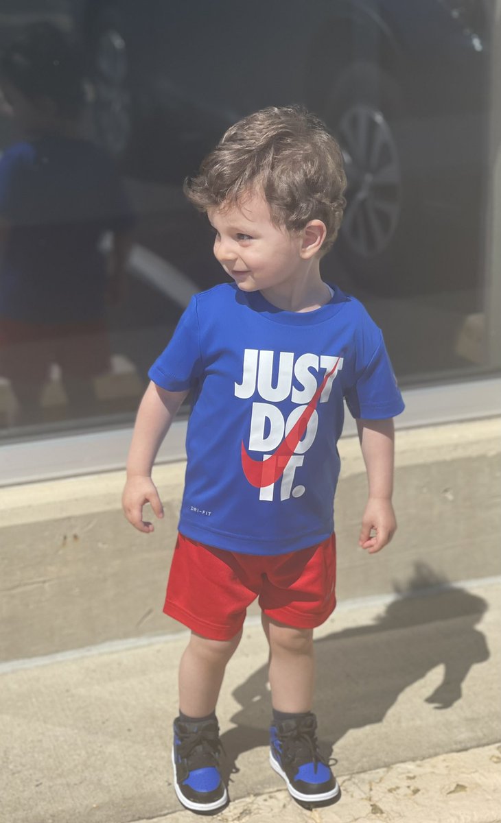 brucejank's tweet photo. Little man growing to fast!!! #nike #JustDoIt https://t.co/5DsqxSHm6l