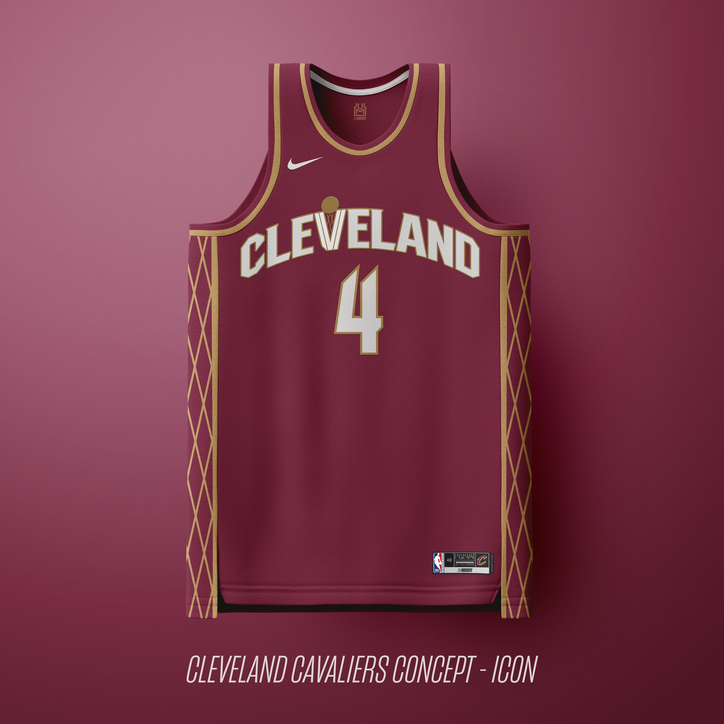 Look: Here's one potential design for the Cavaliers' new jerseys