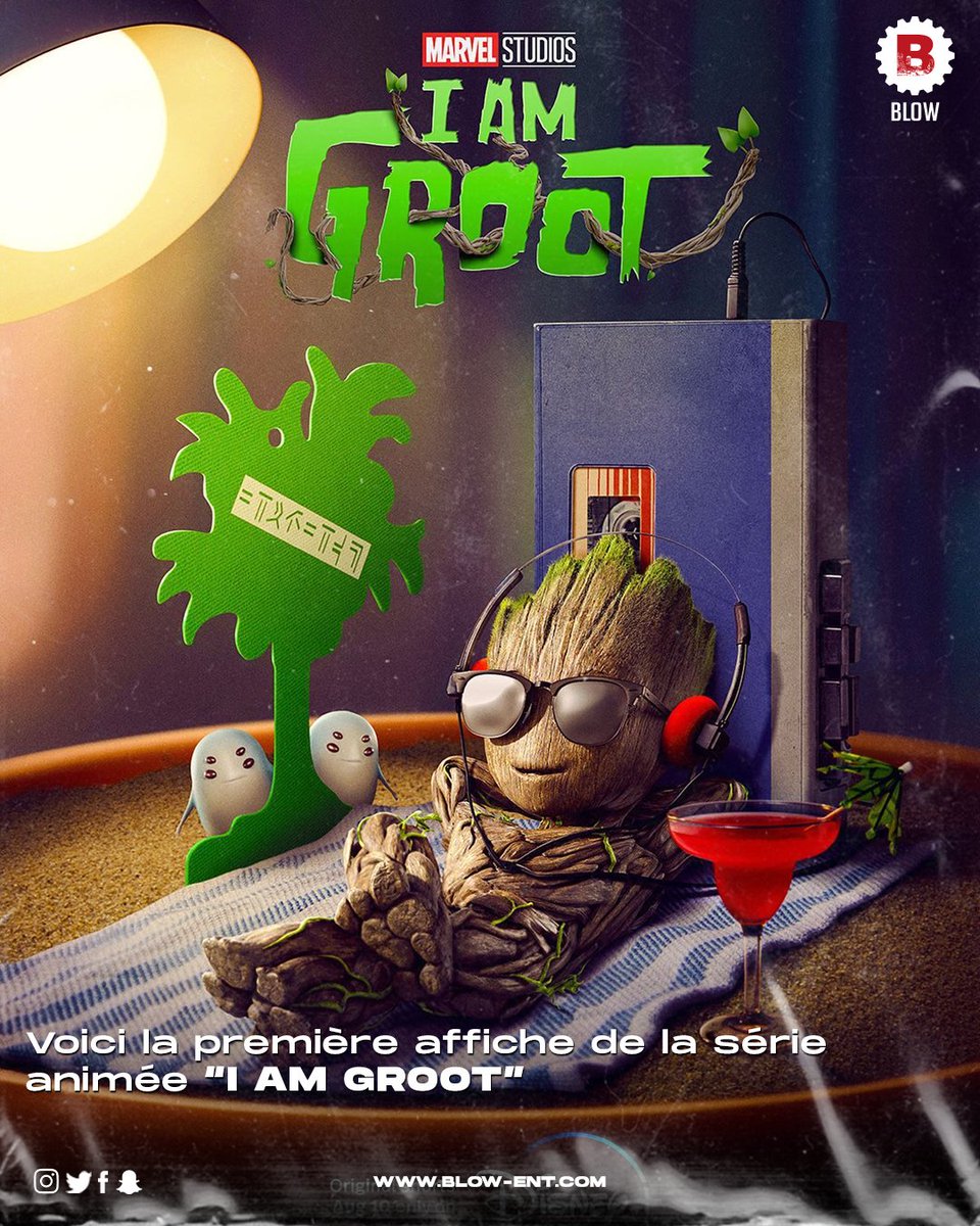 La série  #IAmGroot débutera le 10 août sur #Disneyplus 🌱. .​​​​​​​​
Plus d'infos sur le sujet en Bio 🖥______________________________________________________..​​​​​​​​
.​​​​​​​​
.​​​​​​​​
.