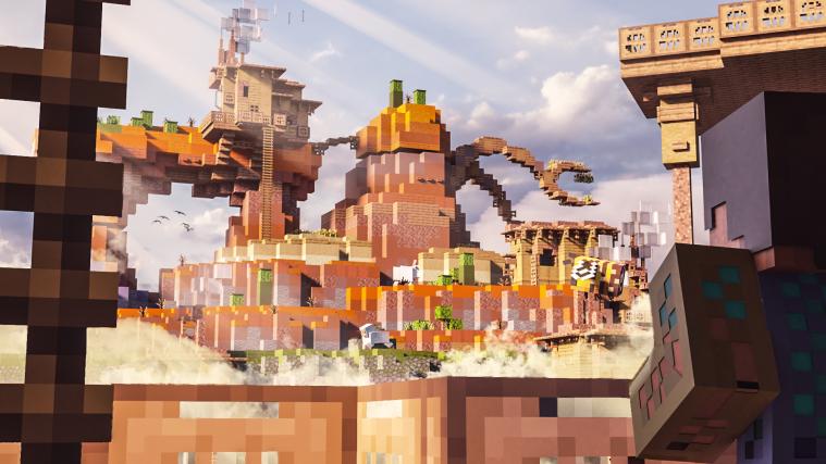 i decided to share this wholesome render by <a href="/Aleksqualibur/">Aleks</a>  🗿🤌
the terrain was built by me &amp; <a href="/dgdteftw/">dgdteftw</a> a few weeks ago 🥸

#Minecraft #Minecraftbuilds