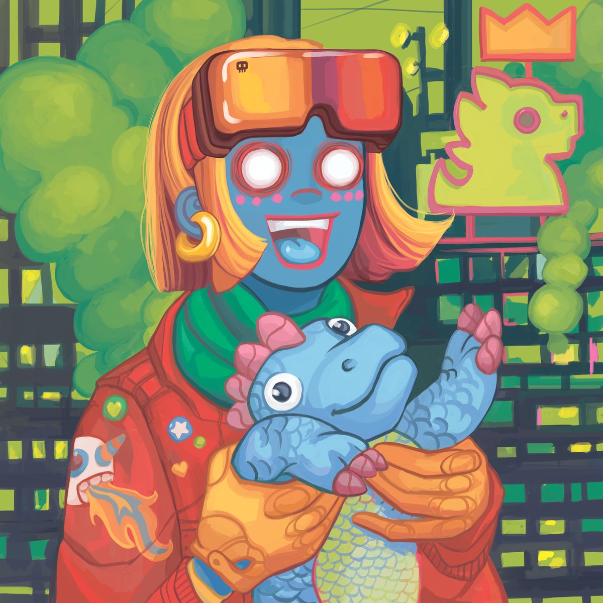 the_Mess's tweet photo. My jumping blueberry girl 🫐 with small baby @KaijuKingz 🥹🥹🥹.. ⭐🌷💙

#NFT #NFTCommunity https://t.co/a9um5FsCmB