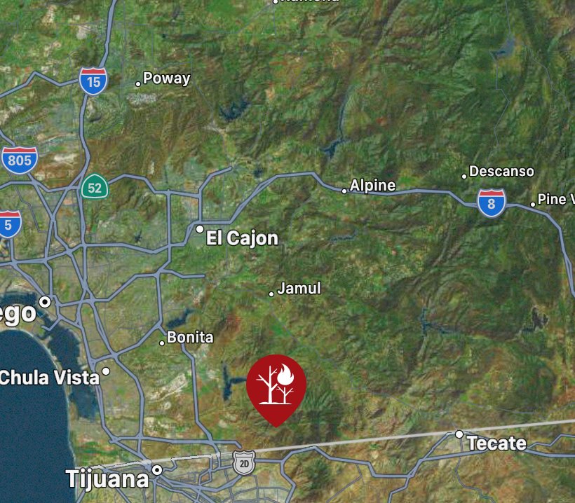 CAL FIRE/San Diego County Fire tweet media