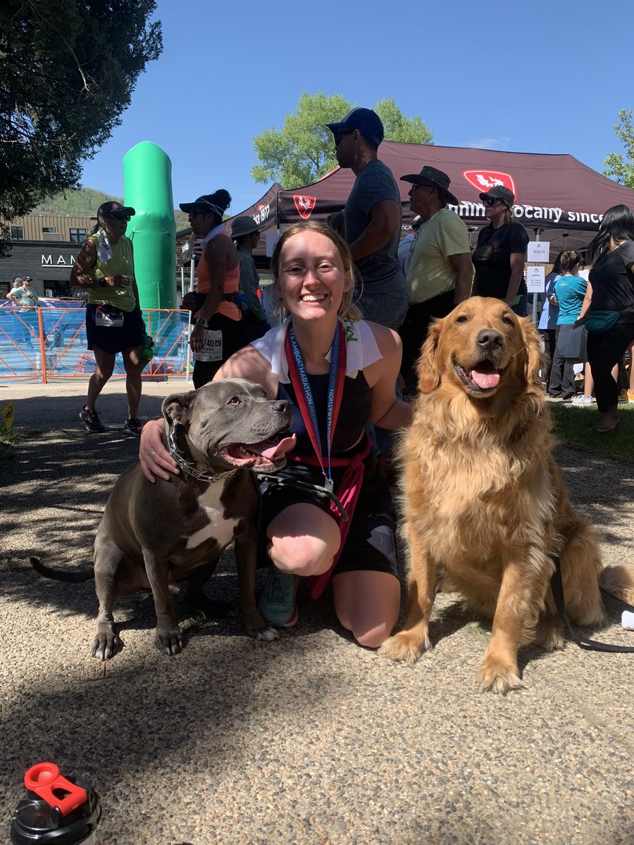 mswatkinsPE's tweet photo. Steamboat Half Marathon today! Was even joined by some goat friends along the way :) #OptOutside #QualityPE https://t.co/kT6Nk47aJA