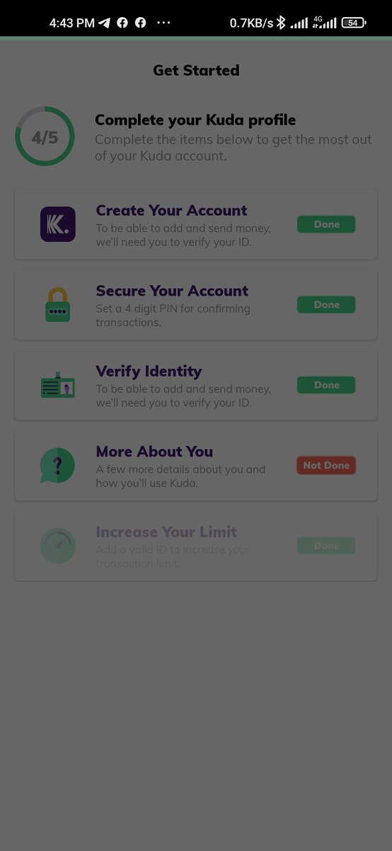 Djsplash14's tweet photo. @PreciousOgah @kudabank @kudabankhelp @cenbank Solutions to @kudabank  not opening, you need to complete the kuda profile More About you, then go back to you main page and refresh either on the web page or on the app, then you can continue with your transactions

@kudabankhelp @kudabank https://t.co/6DKpWWYnIE
