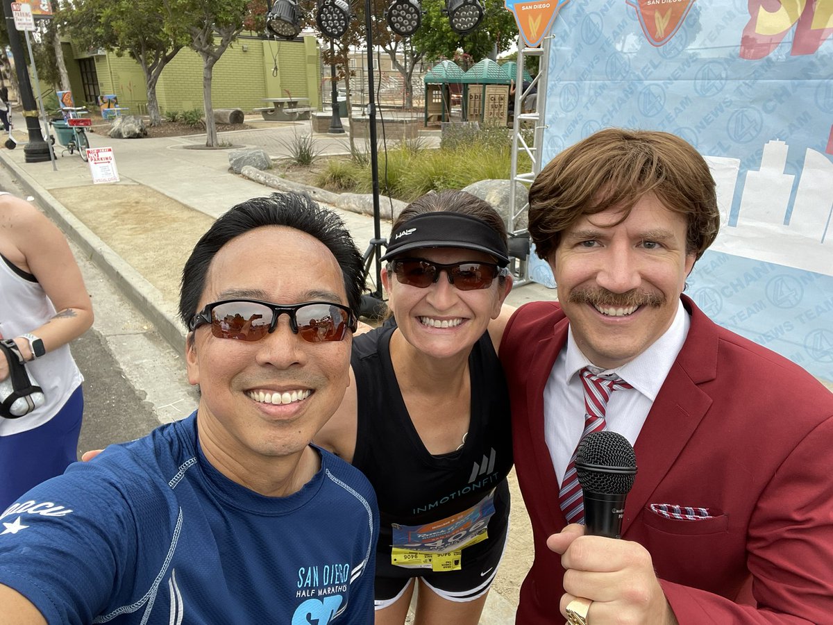 We did it! San Diego Rock ‘n’ Roll Half Marathon 2022 is in the books!

And we even got to meet Ron Burgundy along the course. Stay Classy, San Diego!