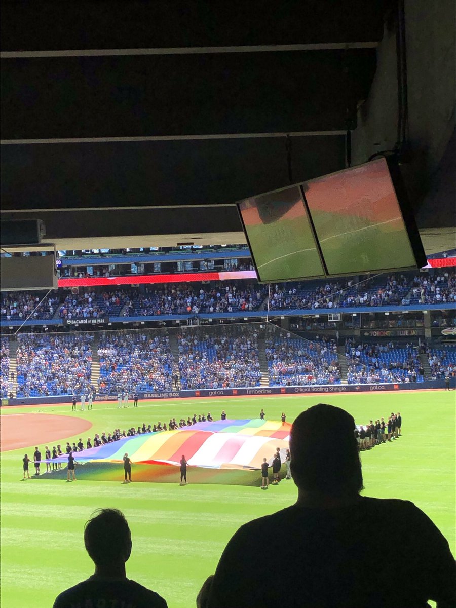 Went to see <a href="/BlueJays/">Toronto Blue Jays</a> yesterday! It was awesome! #Pride2022