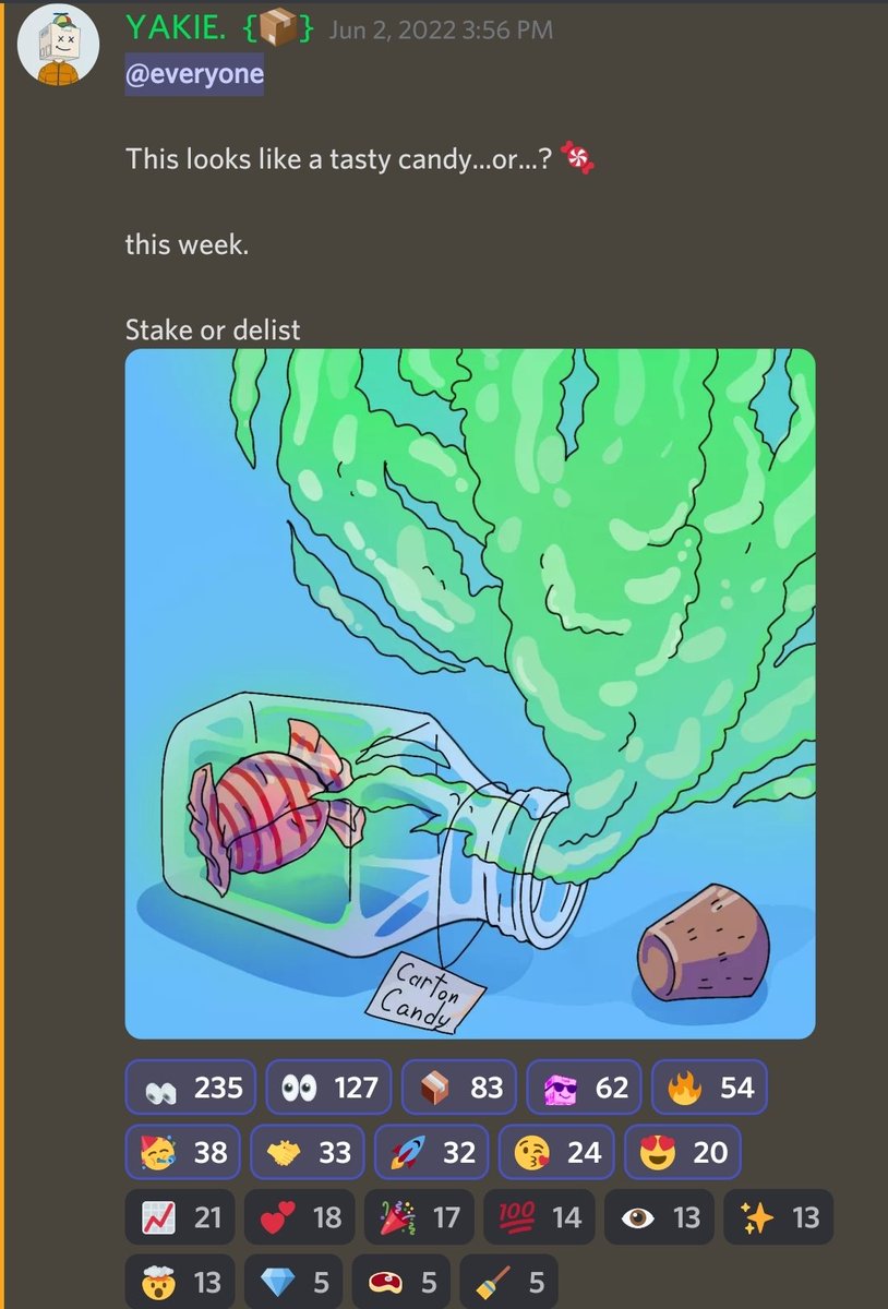 Meta_Mando's tweet image. Grabbed these @CartonkidsNFT over the weekend. Excited to see what they roll out in the short term! 

Wtf is the Candy about? Looks sick...Somebody get me up to speed? 😅