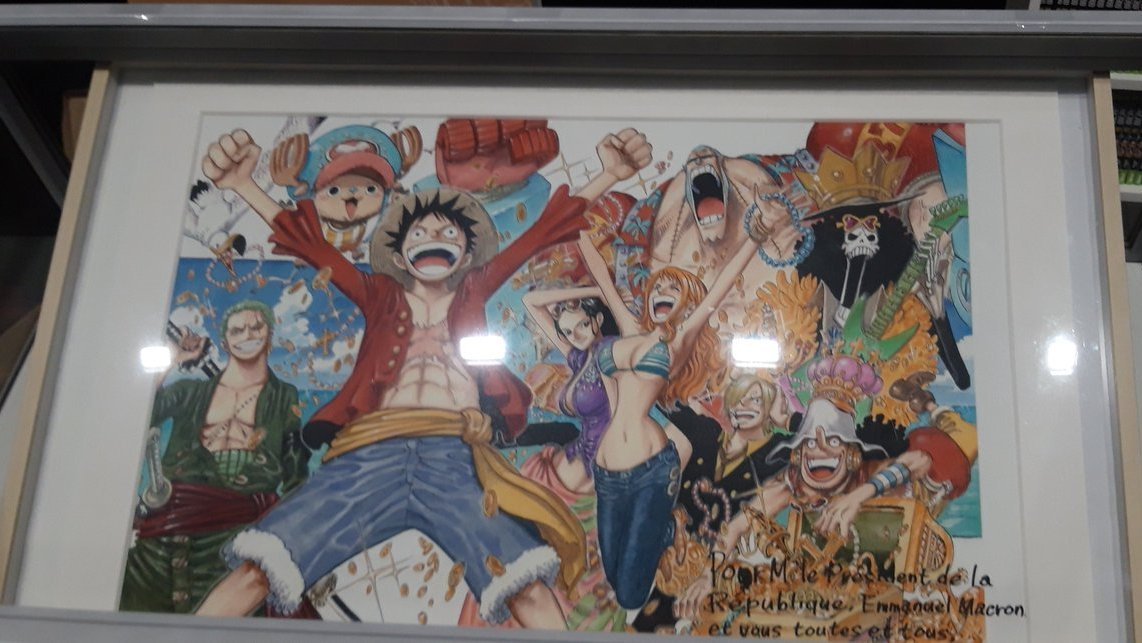 Elsouu77's tweet photo. Voici un dessin original d'Eiichirō Oda que j'ai pu voir de mes propres yeux 🤩✨
#japanaddictz https://t.co/XxzKE0ChWG