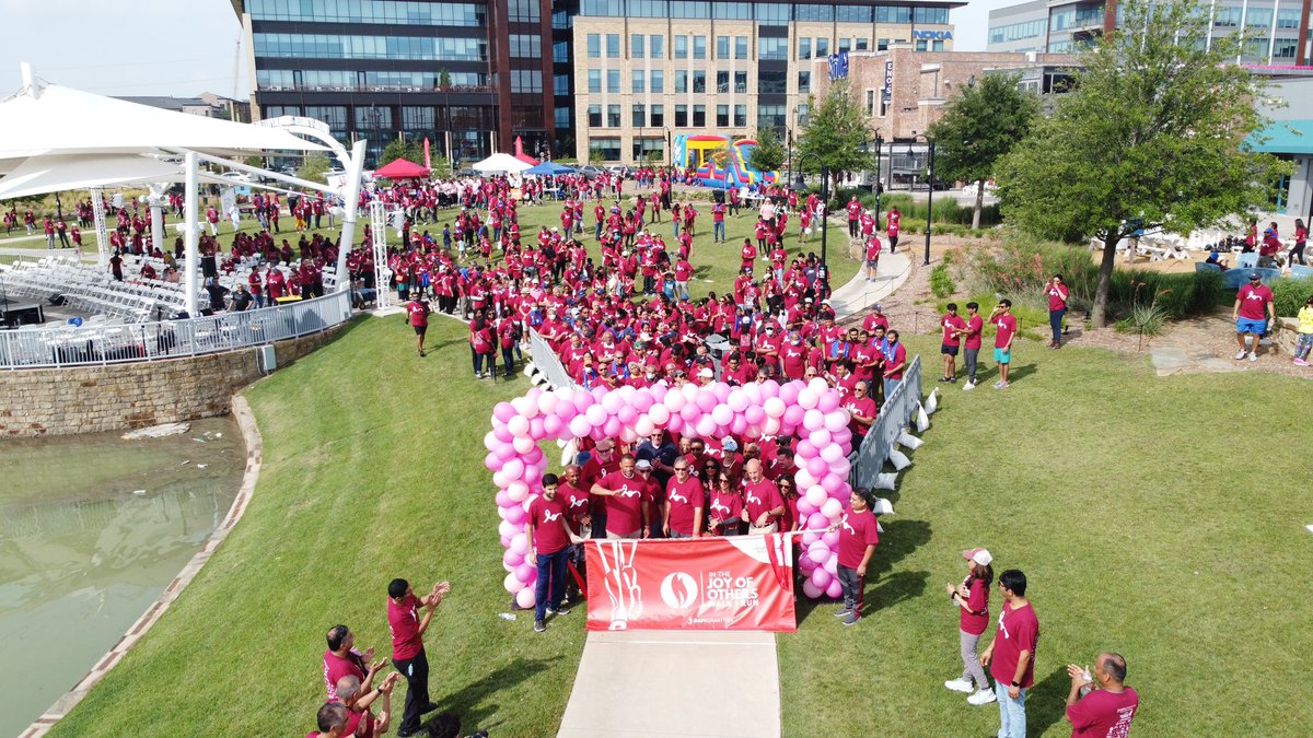 Congratulations to @BAPSCharities on a great walkathon event yesterday benefitting @SusanGKomen @DfwOutreach #JoyofOthersWalk