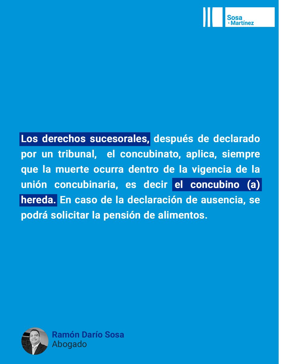 ¿Sabes cuáles son los derechos de los #concubinos  en #venezuela ? amplia esta información <a href="/sosamartinez/">jose aquiles</a>