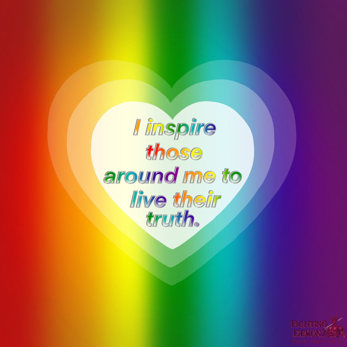 Fighting_Demonz's tweet photo. Day #7 of June Affirmations:

Discrimination and judgement halt lots of those in the LGBTQ+ community from being themselves. We stand with you. 🙏

#FightingDemonz #NFTcommunity #NFTart #NFTworld #30DaysOfMentalHealth #MentalHealthAwareness #MentalHealth #PrideMonth #PrideNFT https://t.co/yO1Y3ugPY5