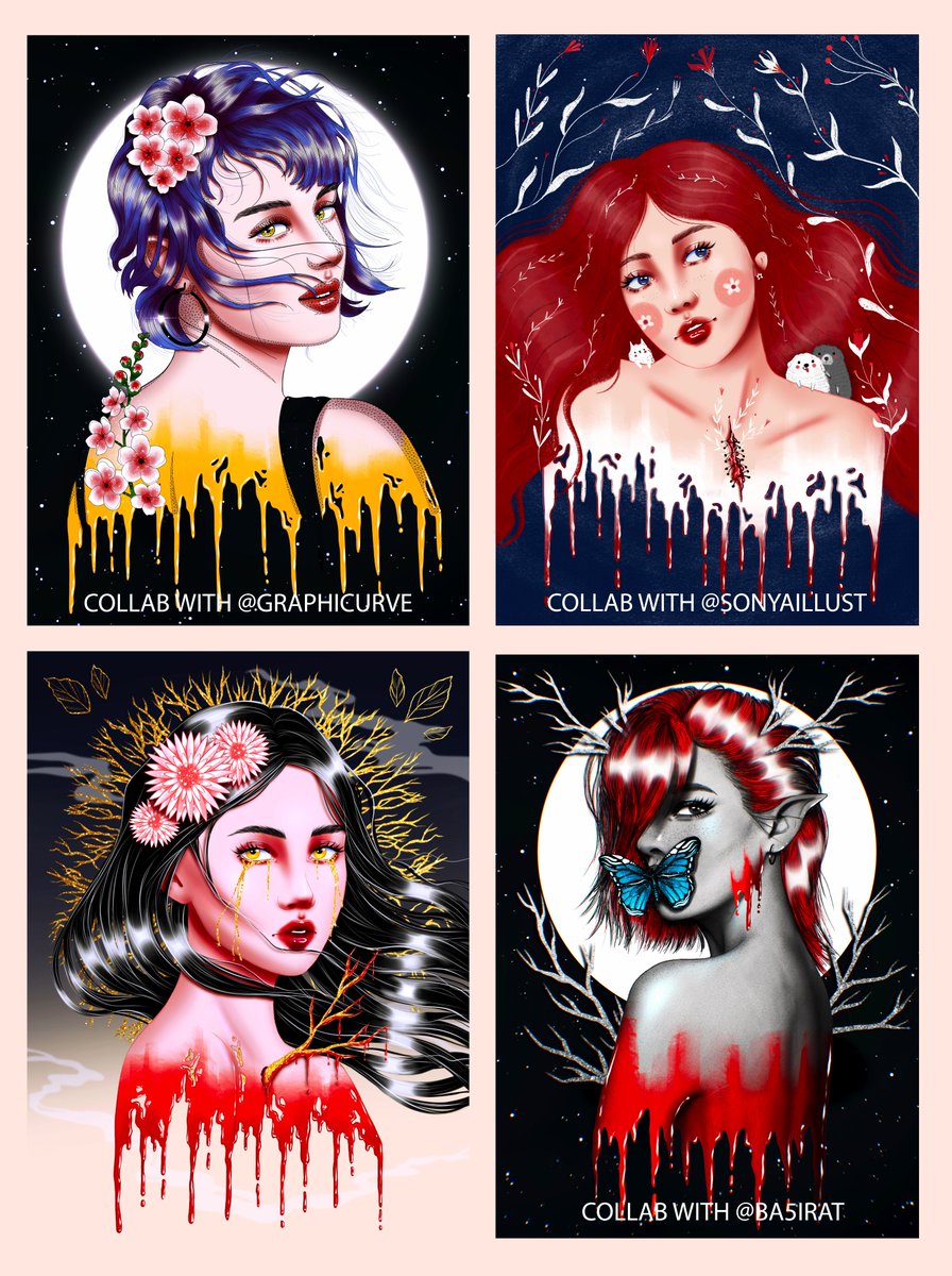 Here are all my available pieces on primary for now!

Can't wait for them to find their homes! They all mean a lot for me. ❤️

🔸"Flourishing" - 0.35Ξ
🔸"Resilience" - 0.6Ξ
🔸"The Last Strike" - 0.4Ξ
🔸"Drowned in Darkness" - 0.4Ξ

foundation.app/@isabela
