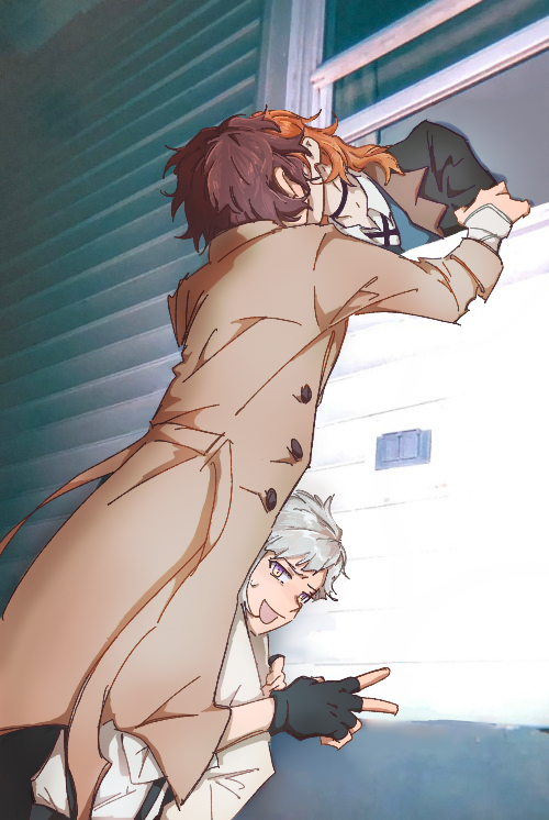 tanukimo_imo's tweet photo. dazai's romeo and juliet moment?? 
#skk #bsd https://t.co/O9uCaJKdIu