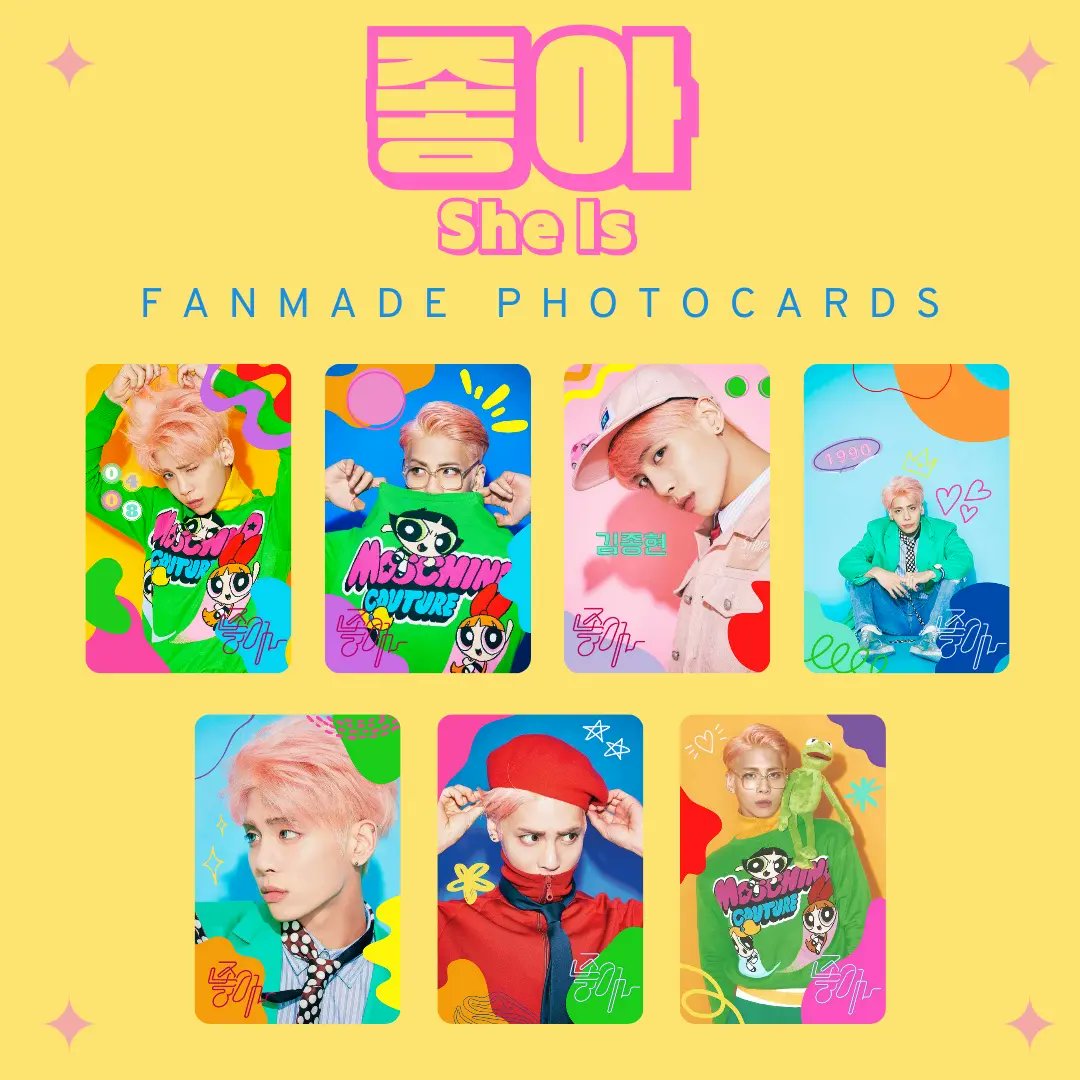 Out_Of_ODDINARY's tweet photo. Hi there! I decided to sell some Jonghyun fanmade pcs designed by me, just 1€ per pc and 5€ for the 7 pcs set. WW friendly! ✨
Please share if you can! ❤️

#shineewts #jonghyunwts #JONGHYUN #fanmadephotocard https://t.co/z7iGbaN8kJ