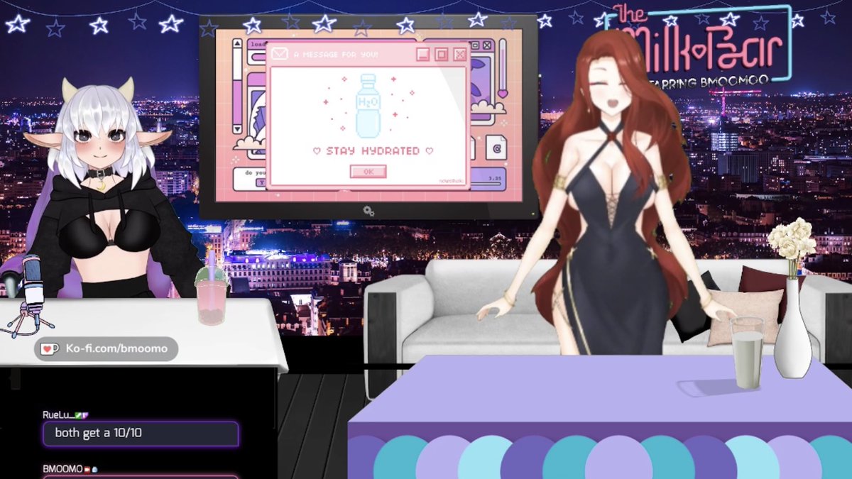 vtuberbmoo's tweet photo. Was honored to have the one and only Deadly Desiree at The Milk Bar last night and it was SO MUCH FUN! From Kpop to singing to her amazing siren lore, the interview was just as lovely as her!
#vtuber #collab #TheMilkBar https://t.co/CcpAcIDul6