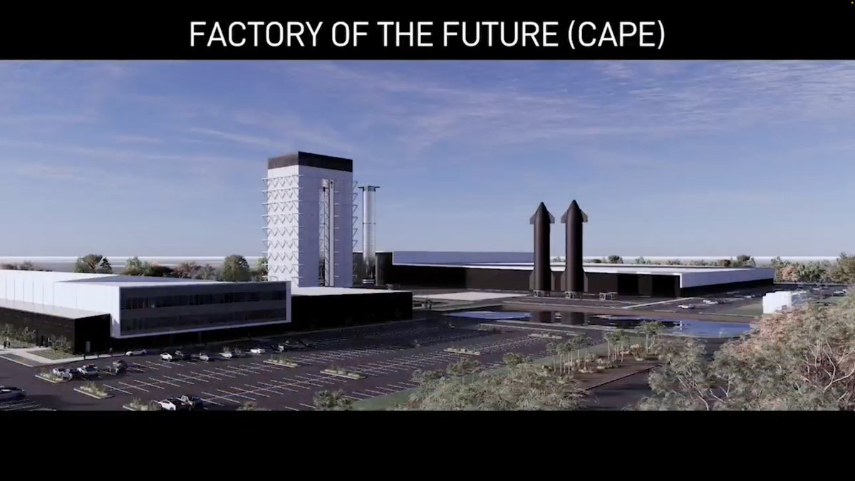 First render of what the #FactoryOfTheFuture will look like at #SpaceX #CapeCanaveral.

#TLPNews #TLPNetwork