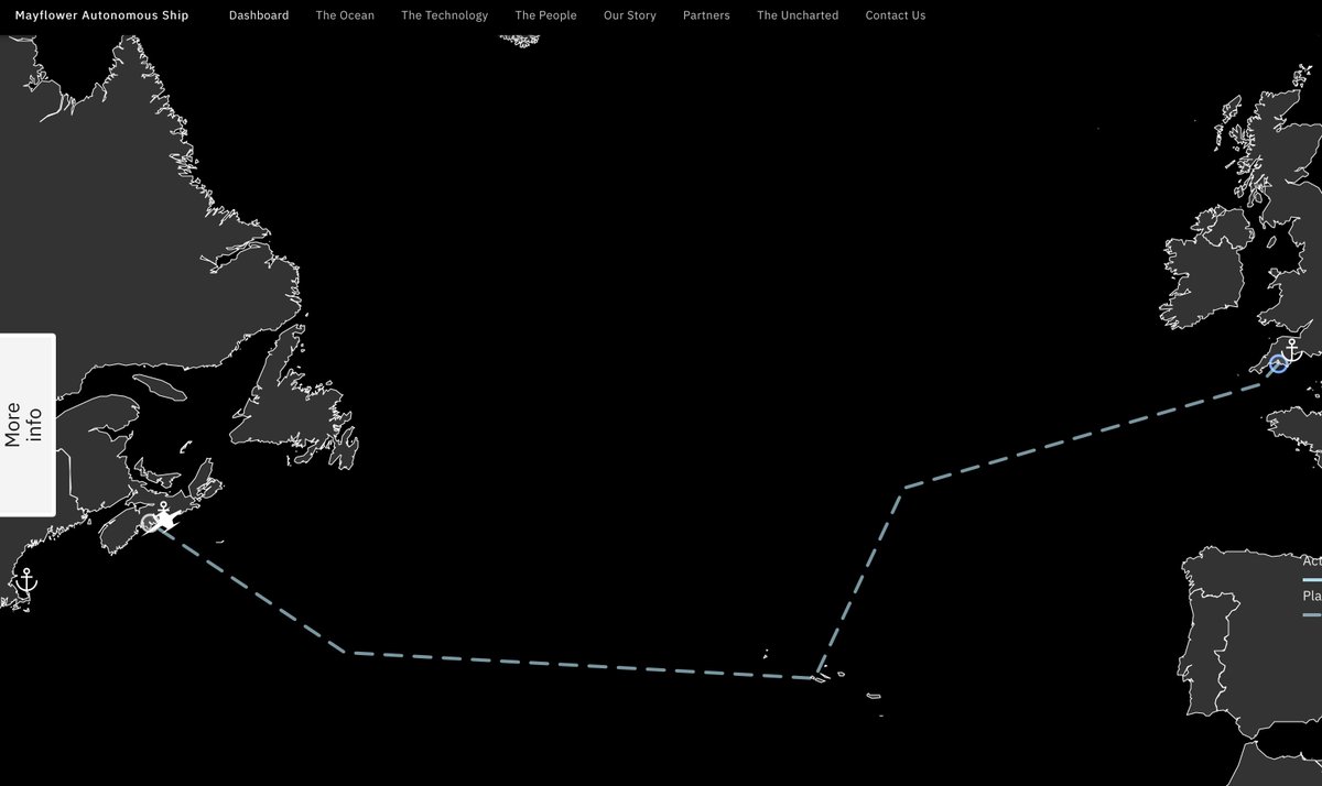 Marine AI (@marine_ai1) on Twitter photo Congratulations <a href="/AI_Mayflower/">AI Captain - Mayflower Autonomous Ship</a>, today she has sailed into Halifax NS - on the other side of the Atlantic from where she was 40 days ago!
#MarineAI #ShipsandShipping #AI #marinetech #machinelearning Congratulations <a href="/AI_Mayflower/">AI Captain - Mayflower Autonomous Ship</a>, today she has sailed into Halifax NS - on the other side of the Atlantic from where she was 40 days ago!
#MarineAI #ShipsandShipping #AI #marinetech #machinelearning
