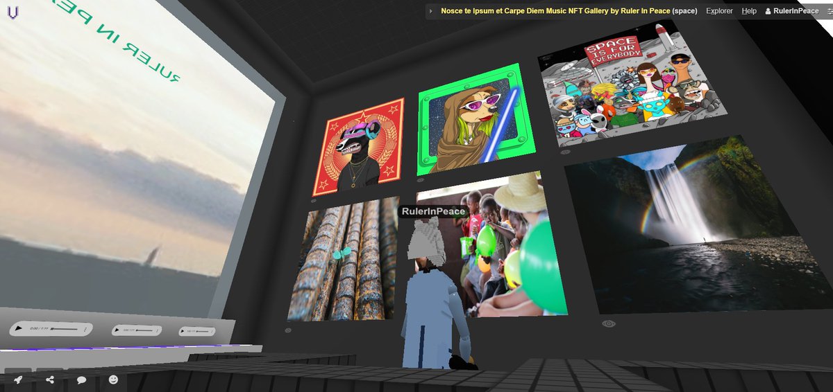 RulerInPeace's tweet photo. It's been a wonderous day working on my gallery, under construction.  #RulerInPeace #Zero2NFT #EricAnthonyJones  #MusicNFTs #Training #Learn2Earn #GarageBand #NFTCommumity #electronicmusic #KnowThyselfMusic #SeizeTheDayMusic #SoulFoodMusic #Believe #Musicpeace #NFTartist #Peace https://t.co/rKBPeWQIax
