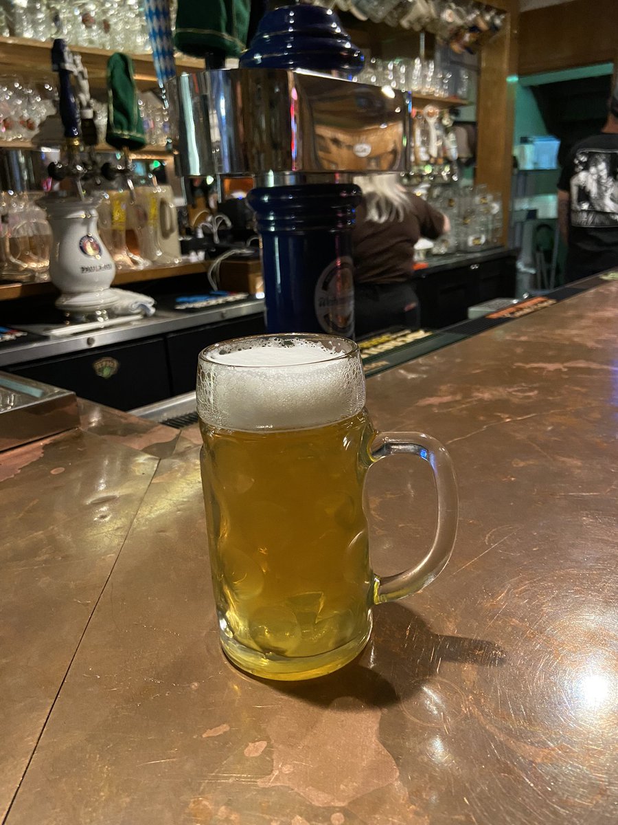 SP__1994's tweet photo. I’m back at the German bar, drinking some Ayinger Bavarian pils today.🍻🍻 https://t.co/4IUSk46rk1