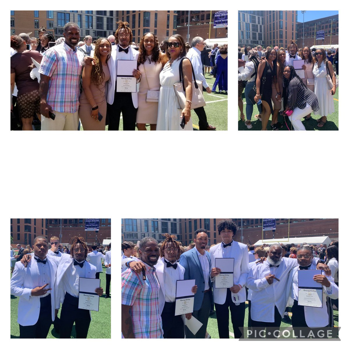 Coverman72's tweet photo. Graduation day at Gonzaga! I’m extremely proud of @gavinbryson13 and the young men associated with this program. As you go in your separate directions, greatness will be the result of your journeys! May God continue to bless you all! https://t.co/cpB0Nm5V3j