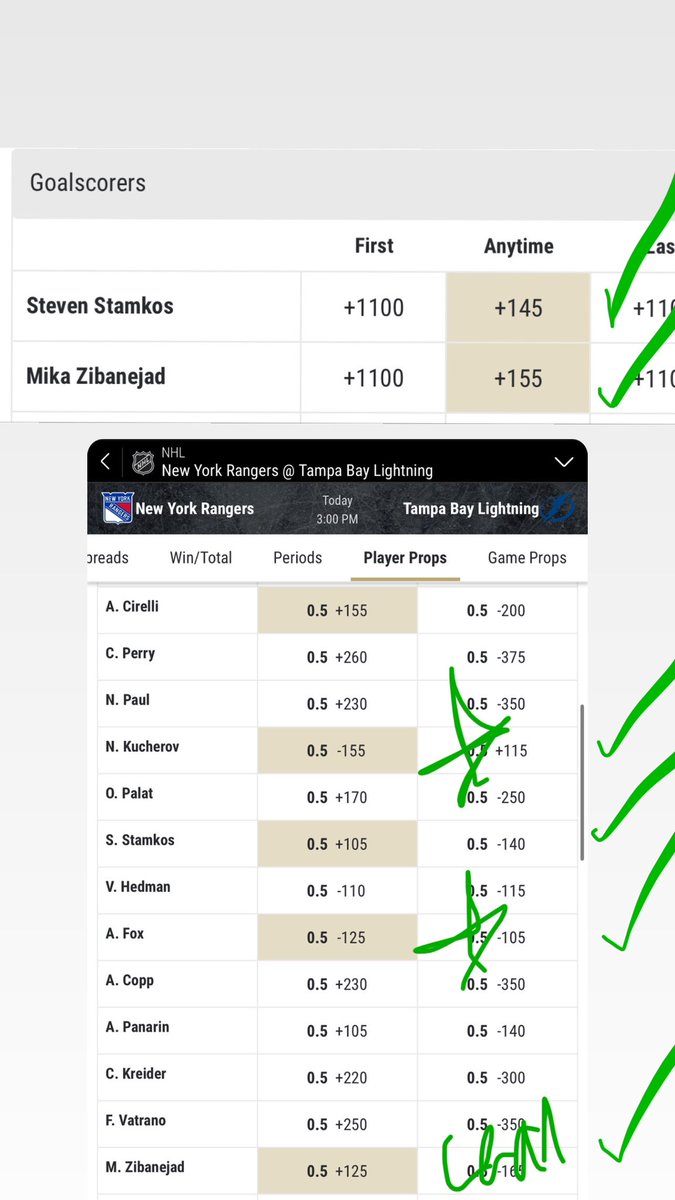 ninobetss's tweet photo. What a bounce back day obliterated hockey today #GamblingTwitter #sportsbettingpicks #HockeyTwitter #betsperts https://t.co/TPEfAP3UDX