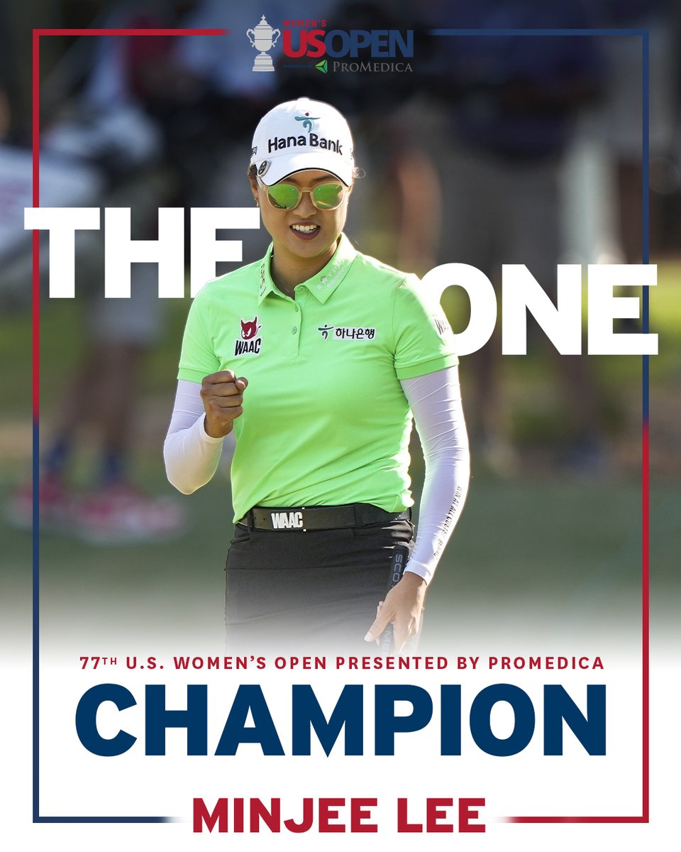 uswomensopen's tweet photo. Peak performance at Pine Needles!

Minjee Lee sets the 72-hole scoring record. She is the champion of the 77th U.S. Women's Open Presented by @ProMedicaHealth. https://t.co/UkGNueRjMQ