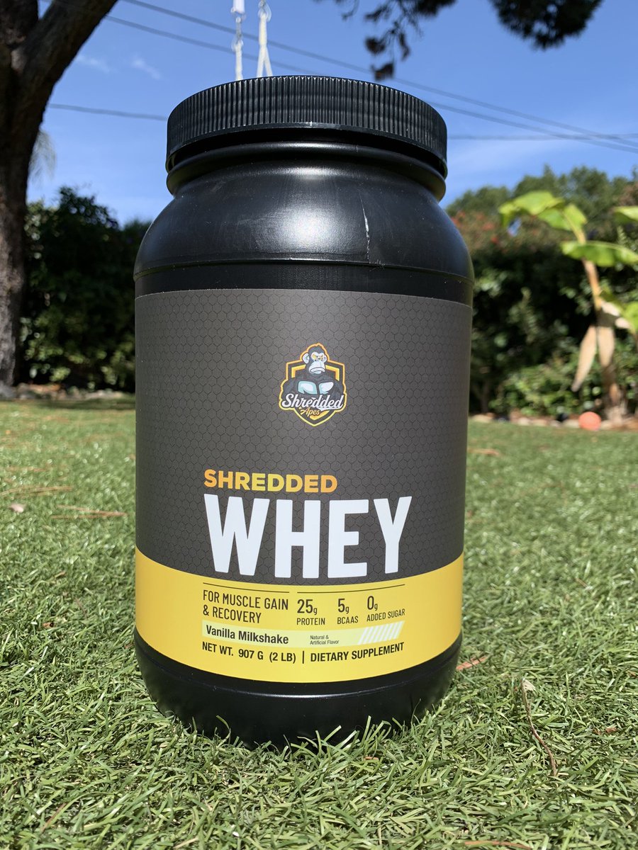 ihill27's tweet image. Post run recovery mix. Time to get shredded. Bought with $WHEY. @ShreddedApes #Solana #nft