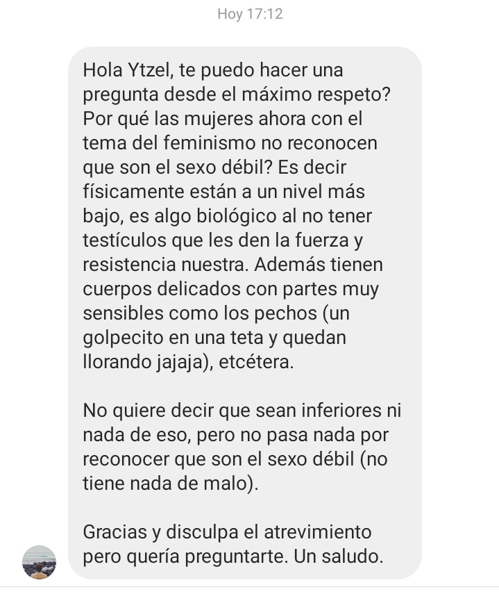 ytzmaya's tweet photo. "Desde el máximo respeto" 🧐 https://t.co/haloRCnSR8