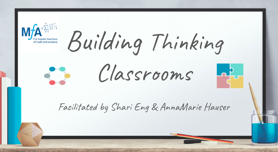 ampacura's tweet photo. Very excited to co-facilitate this session this Wednesday with @s_eng_2018 (and @Matemagnifico unofficially) &amp; talk about BTCs with a group of almost 40 other @MathforAmerica teachers! @pgliljedahl #mfaproud #mtbos #iteachmath #thinkingclassroom https://t.co/DwMoHSWoC0