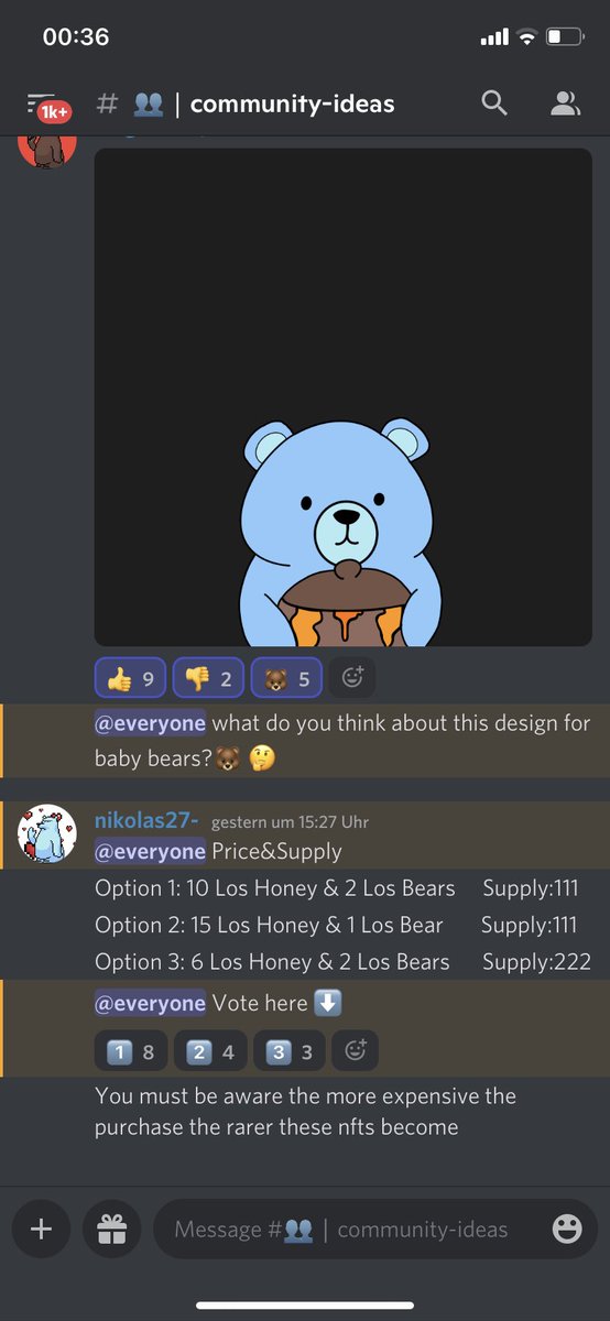 we let the new collection be completely decided by our community on discord,take part in the votes

linktr.ee/LosBears

#FTMNFT $FTM #NFTCommunity