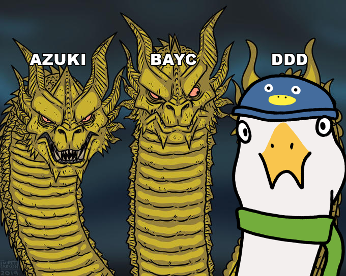 DDDuckNFT's tweet photo. Azuki? BAYC? NO.
DUCKS.
QUACK https://t.co/2PoMpEZ2zb