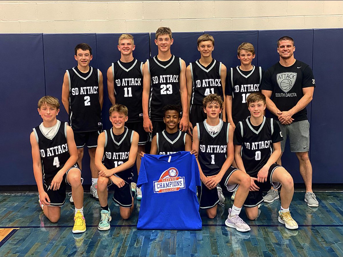 13u boys finish 4-0 and claim the championship after beating MN Sting 47-32 and then OI Heels 48-34. Seeing the improvement of this talented group week to week! Going to be a fun June! #AttackFamily