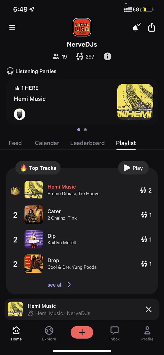 <a href="/Tre_Hoover/">VIBESTAR© 💫</a> right now you’re #1 on the charts!
