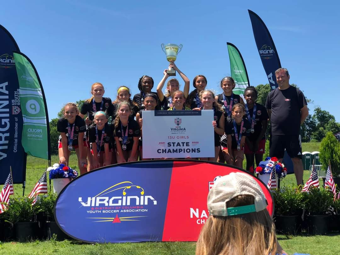 CraigPowersNY's tweet photo. Beach FC 09 Red wins the Virginia State Cup.  Scoring the tying goal with minutes left, Beach prevailed in PKs after 2 OTs. https://t.co/pFUSJBDDCP