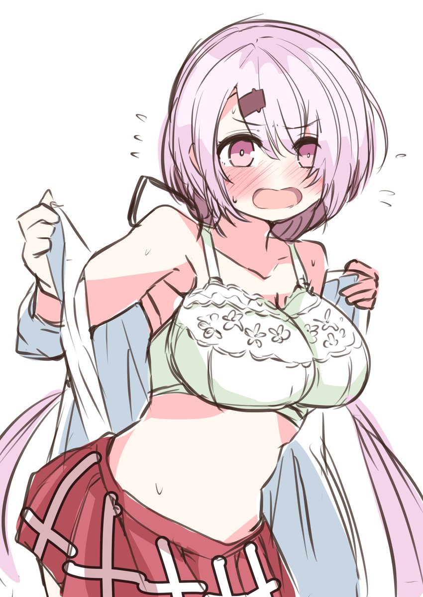 gms女子達の着替え中に突撃したいよね ってラフ(1/2) 