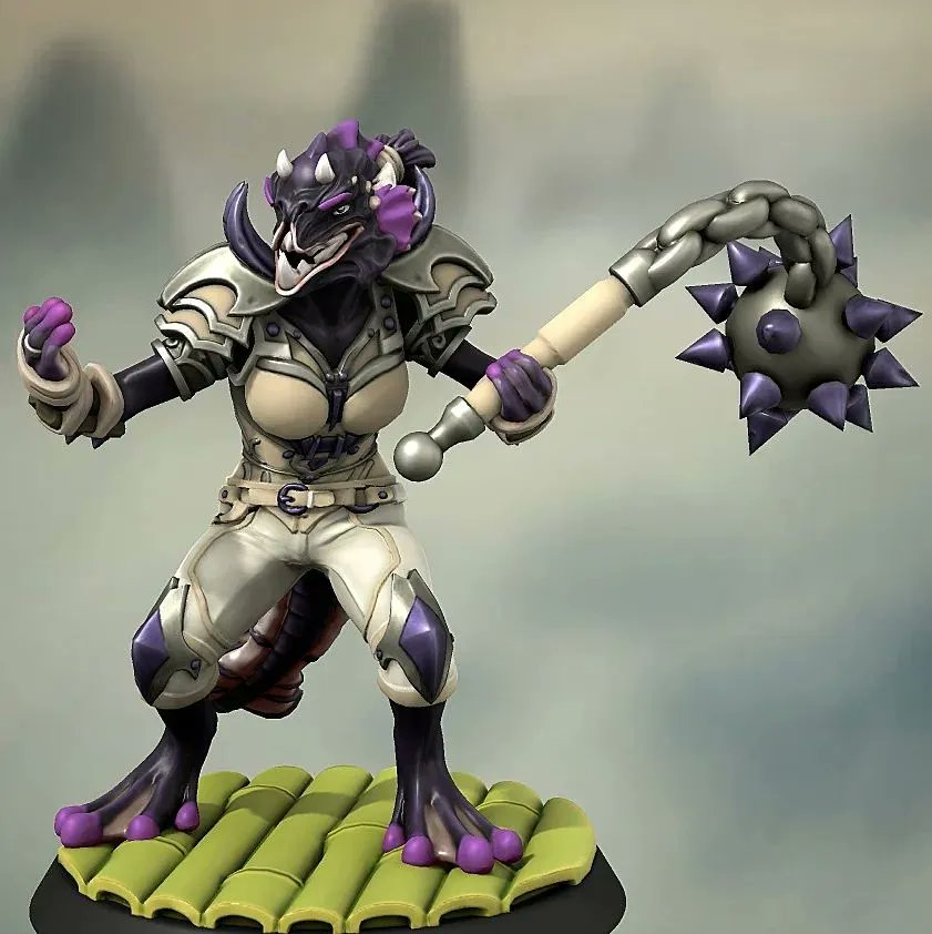 bugpysforge's tweet photo. Qwilfish who lives in Hisui is much more aggressive as she uses a poison barbed flail to whip at enemies.
#hisuianqwilfish #locathah #fishfolk #barbarian #chaoticevil #dnd #dungeonsanddragons #pokemon #dungeonsandpokemon #heroforge #heroforgeminis https://t.co/dtJJlWWXuU