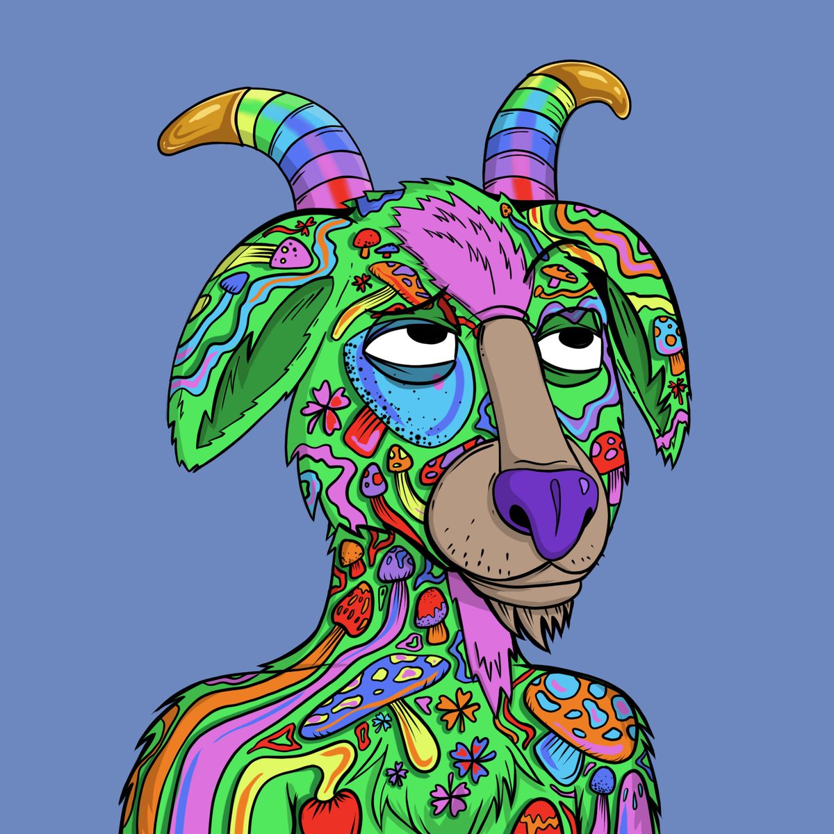 Do #GOAT follow goats?

<a href="/GreatGoatsNFT/">Great Goats</a> 

#Solana