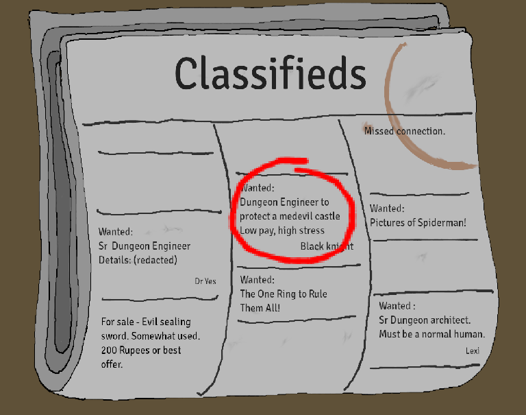 TipzJarStudios's tweet photo. Level Select screen for tower defense game.
You are a Dungeon Architect looking for work, back in the "before times" when print media wasn't dead.
#TowerDefense #devlog #gamedev #indiedev #indiegame https://t.co/1gcA80rhQo