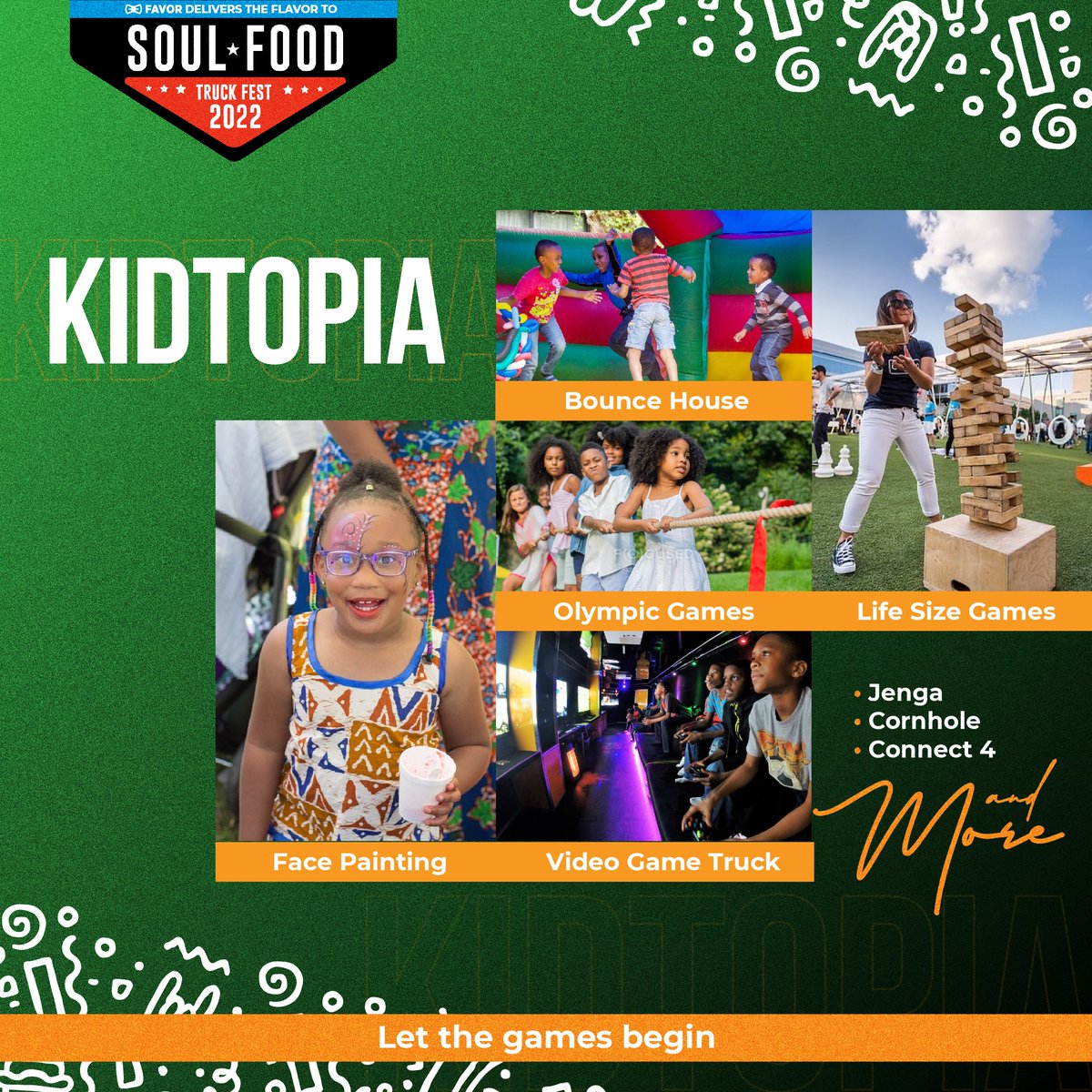 Face painters, games, bouncy house, food, live music, and more family-friendly fun. Bring the kids to Soul Food Truck Fest during Juneteenth Weekend for some great family time! Link in bio!

Soul Food Truck Fest
Saturday, June 18
11 am-7 pm
Huston-Tillotson University
Austin, TX