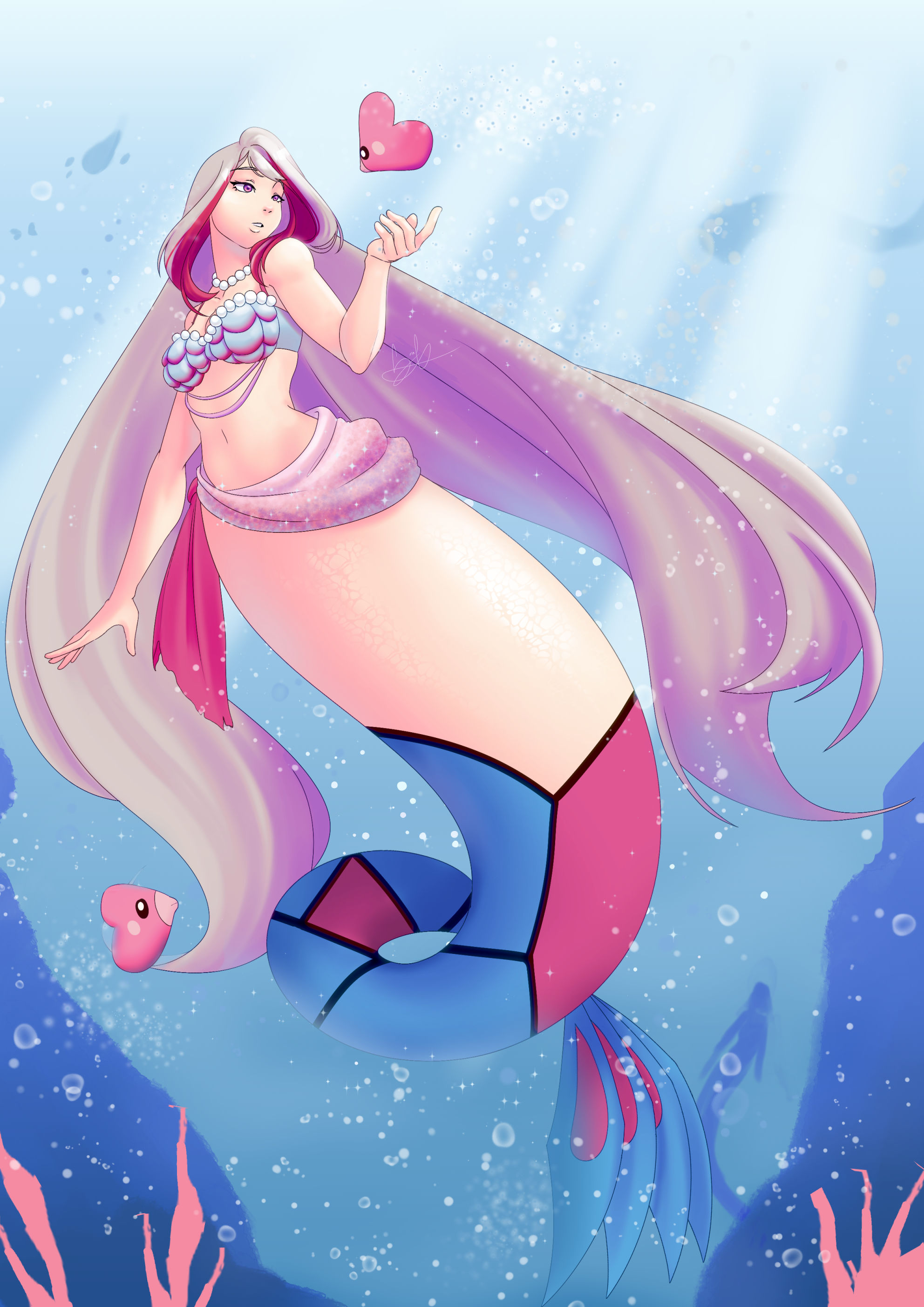 Holy Mody 💜 on Hiatus! (Classes) on Twitter: "Cereza Milotic Mermaid/Mermon!  (It\
