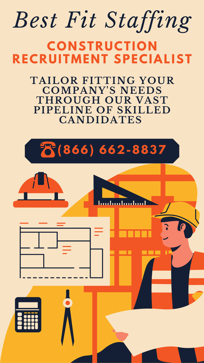 BestFitStaffing.com
#Hiring #ConstructionJobs