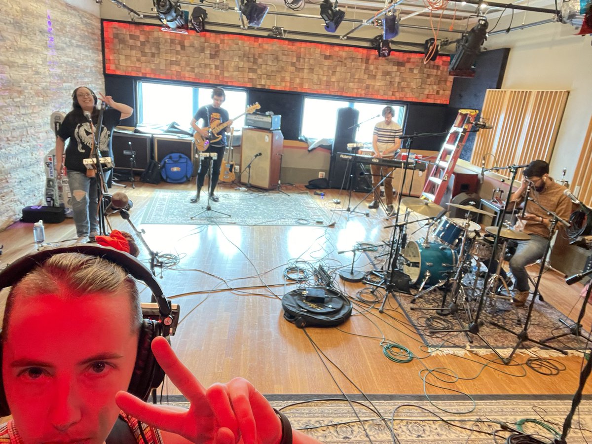 weareester's tweet photo. we are tracking our next full length album with @biscuitcasual and we are so excited https://t.co/7nLFrF0JQg