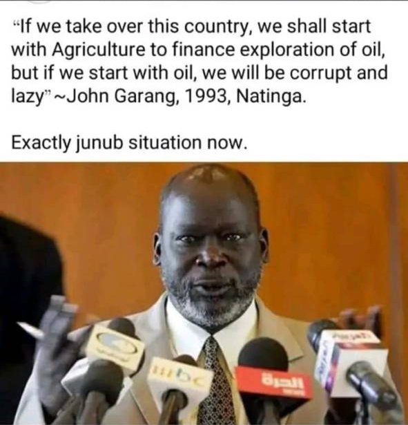 DrPiol's tweet photo. You're right Cde John Garang. The biggest problem is now our water is going down from Nile to Eygpt too, leaving our future generation without choices to agriculture activities. Can we reverse our decisions now than later. #SaveSUDD #SAVELIVES #SAVETHENILE🇸🇸 #SSOT https://t.co/62CXMB7HeO