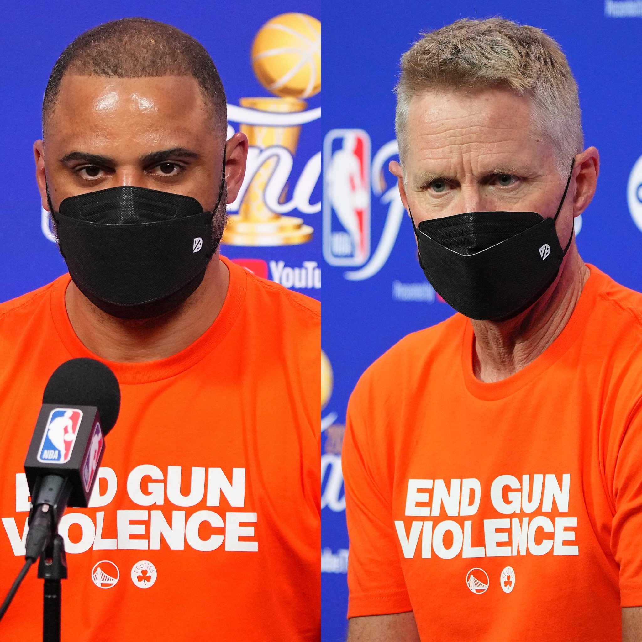 Boston Celtics on Twitter "It's bigger than basketball. Tonight Steve Kerr and Ime Udoka wear